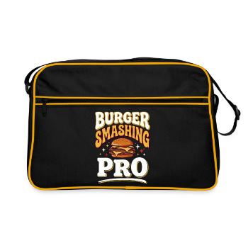 Burger Crush Professional - Sac Retro - noir/or - Devant