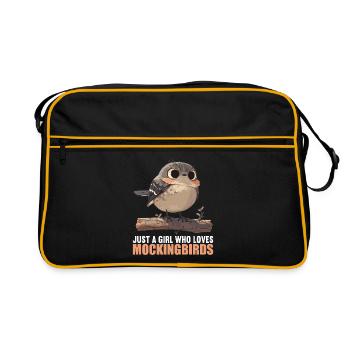 Oiseaux moqueurs Oiseaux moqueurs - Sac Retro - noir/or - Devant