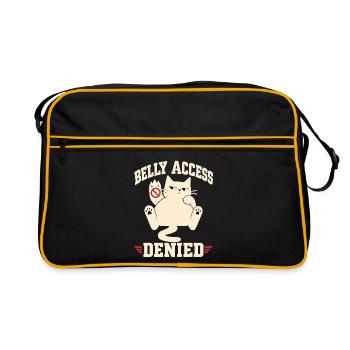 Cats Belly Access Denied - Retro Bag - black/gold - Front