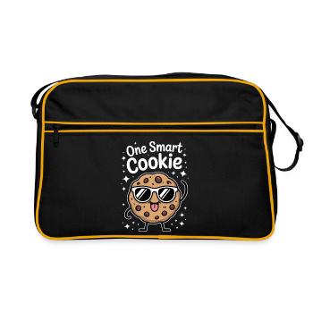 One Smart Cookie - Smart Cookie with Glasses - Retro Bag - black/gold - Front