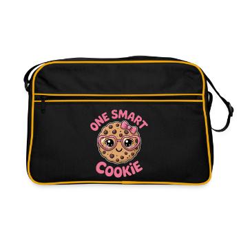 One Smart Cookie - Smart Cookie with Glasses - Retro Bag - black/gold - Front
