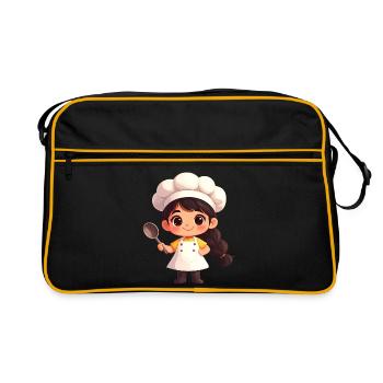 Kitchen Heroine Little Cook - Retro Bag - black/gold - Front