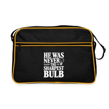 Il n’a jamais été le plus vif - Sac Retro - noir/or - Devant