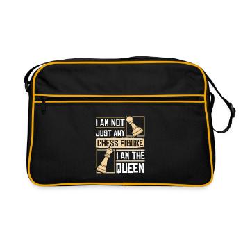 Chess Chess Player Chessboard - Retro Bag - black/gold - Front