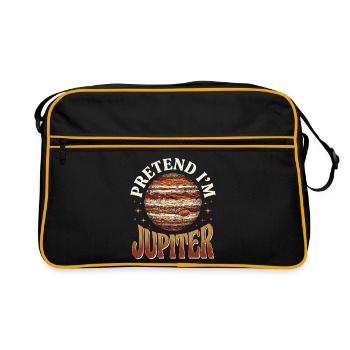 Pretend I'm Jupiter. - Retro Bag - black/gold - Front