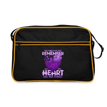 L’esprit ne se souvient peut-être pas, mais - Sac Retro - noir/or - Devant
