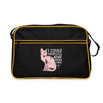 Le Sphynx - Sac Retro - noir/or - Devant