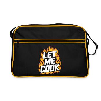 Let Me Cook Cooking Grilling Meme Grill Master Chef - Retro Bag - black/gold - Front