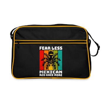 Red-knee tarantula - Retro Bag - black/gold - Front