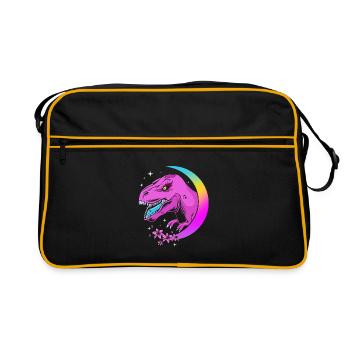 Pastell Gothic - Retro Tasche - Schwarz/Gold - Vorne