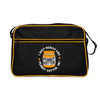Peanut butter - Retro Bag - black/gold - Front