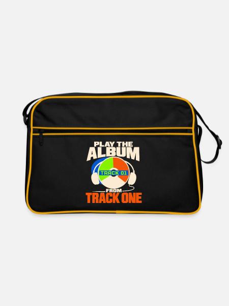 Cd-sammler Kompaktplatte Physisches Medium - Retro Tasche - Schwarz/Gold
