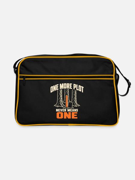 Forstwirtschaft Förster Forstmanagement - Retro Tasche - Schwarz/Gold