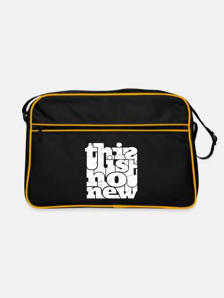 So neu - Retro Tasche - Schwarz/Gold