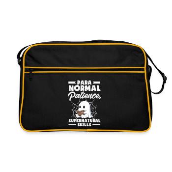 Para Normal Activities Sped-lehrer - Retro Tasche - Schwarz/Gold - Vorne