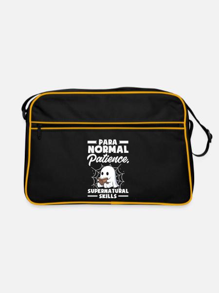 Para Normal Activities Sped-lehrer - Retro Tasche - Schwarz/Gold