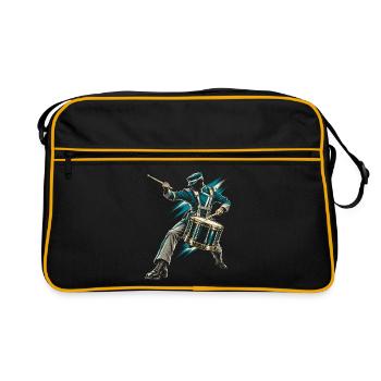 Drum Corps Spielmannszug - Retro Tasche - Schwarz/Gold - Vorne