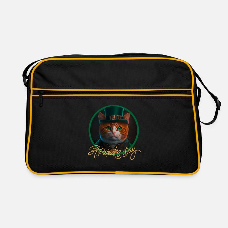 Chat de la Saint-Patrick Sac Retro