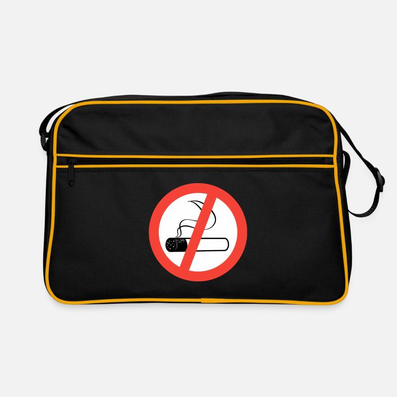 rauchen verboten Retro Tasche