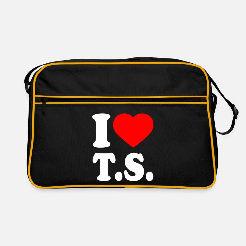 I love ts Retro Tasche