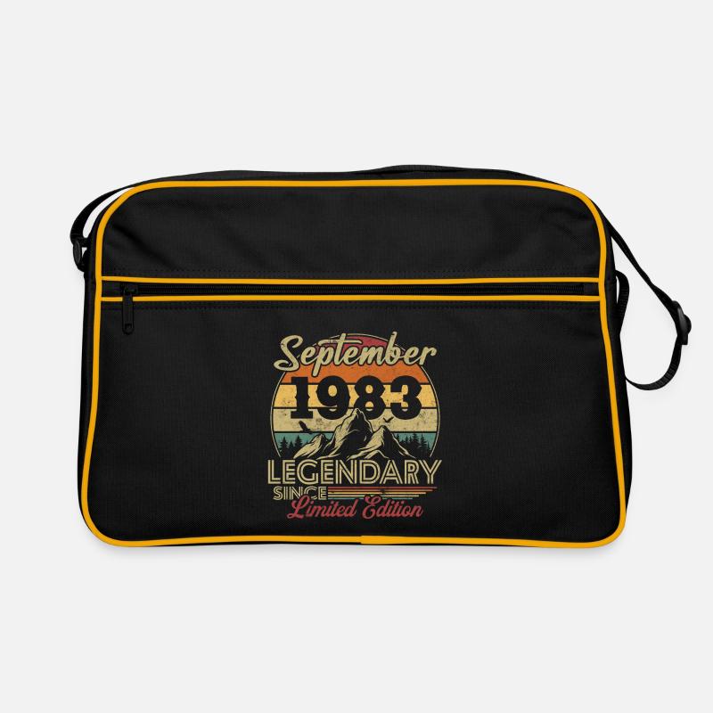 Vintage Retro September 1983 Birthday Gift Retro Bag