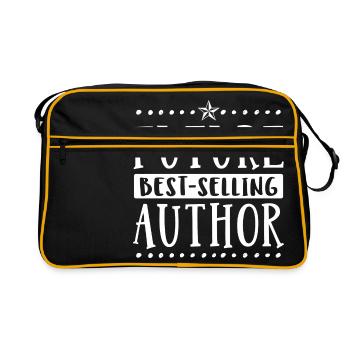 Future Best-selling Author - Retro Bag - black/gold - Front