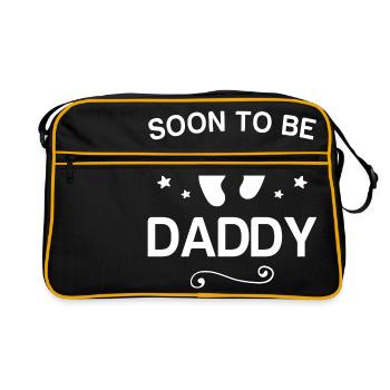 Soon To Be Daddy - Retro Bag - black/gold - Front