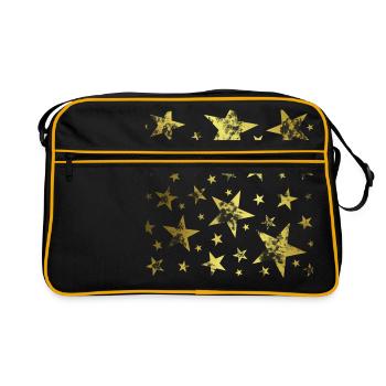 Étoiles or - Sac Retro - noir/or - Devant