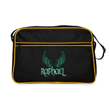 erzengel raphael e 71 - Retro Tasche - Schwarz/Gold - Vorne