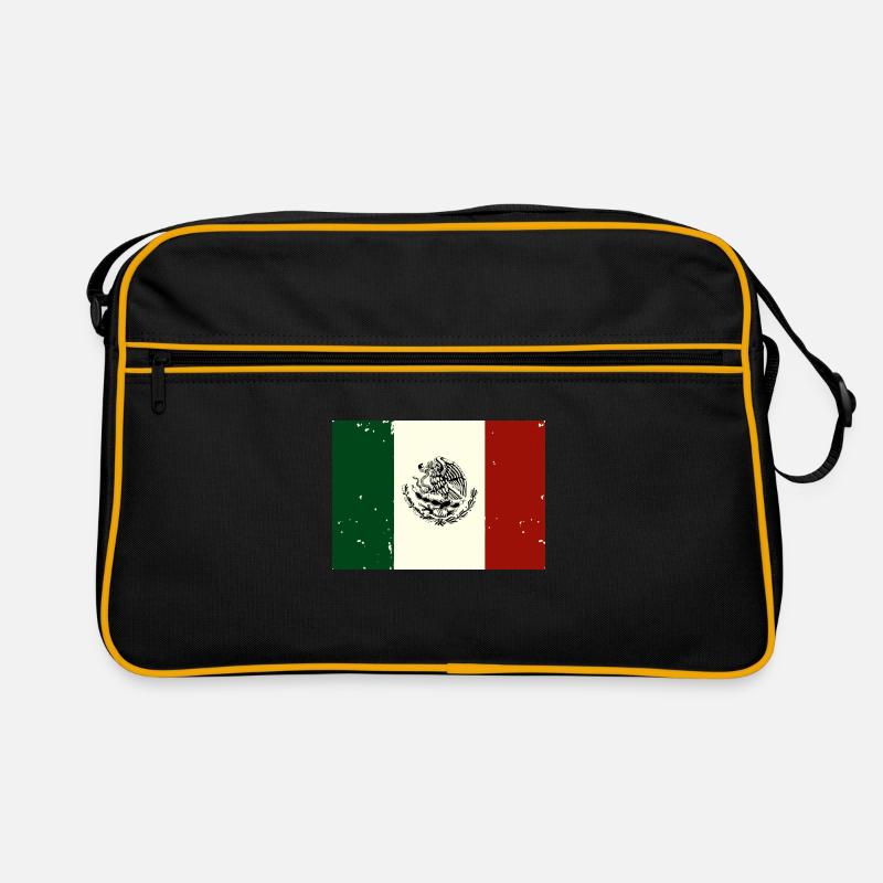 Mexico - Retro Tasche - Schwarz/Gold