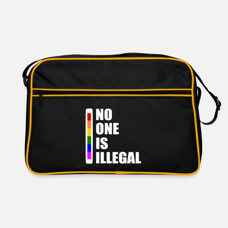 No one is illegal Sac Retro