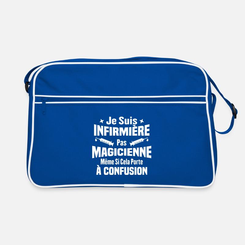 Je suis une infirmière pas magicienne Sac Retro