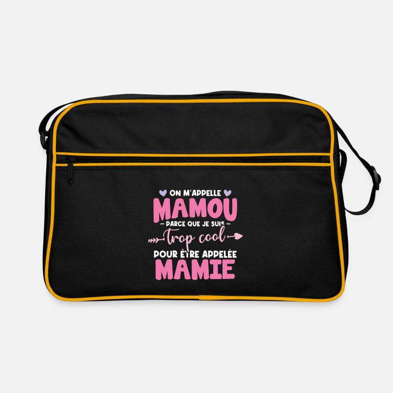 On m'appelle Mamou parce que je suis trop cool Sac Retro