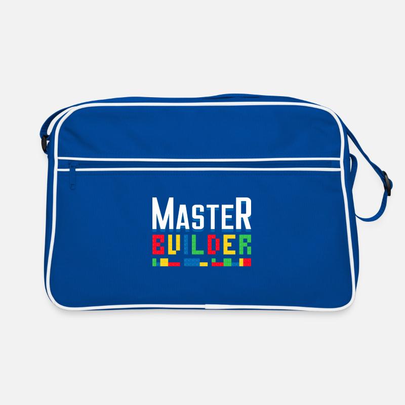 Master Builder Building Blocks Brick Builders Toys Retro Bag