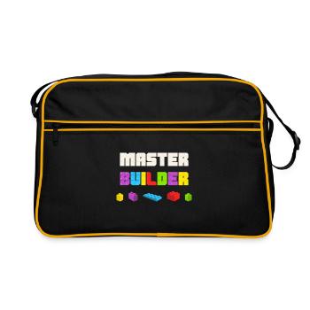 Kids Cool Master Builder Bloc de construction Papa Maman - Sac Retro - noir/or - Devant