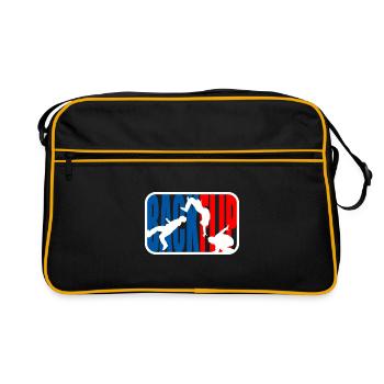 Parkour Freerunner Backflip - Sac Retro - noir/or - Devant