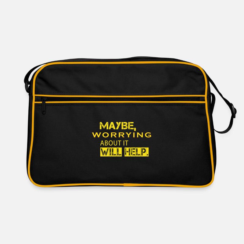 Maybe Worrying About It Will Help Retro Bag