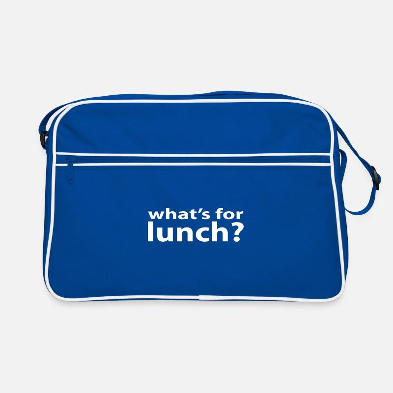 What's For Lunch funny Cafeteria Retro Bag