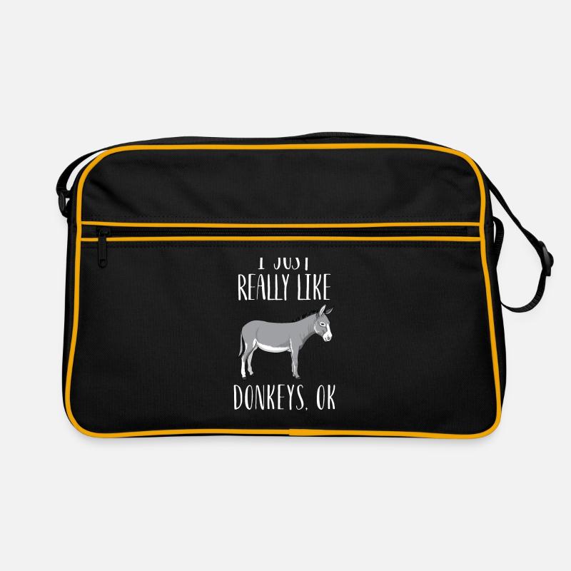 J'aime vraiment les ânes Sac Retro