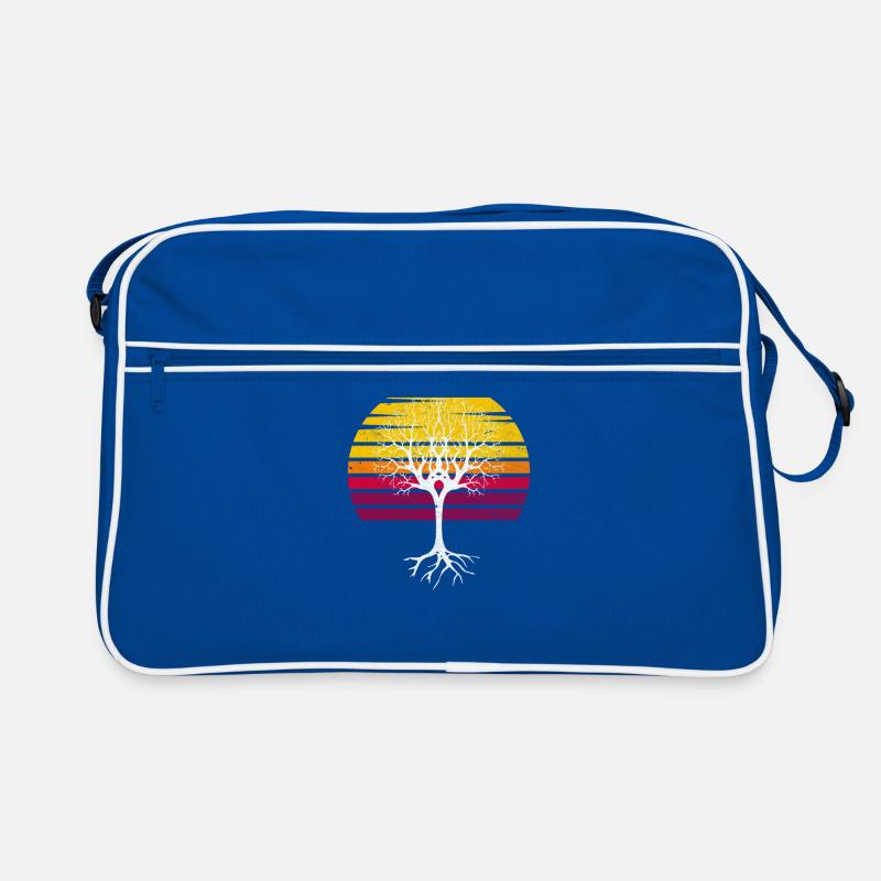 Retro Sun Tree Arbor Day Retro Tasche