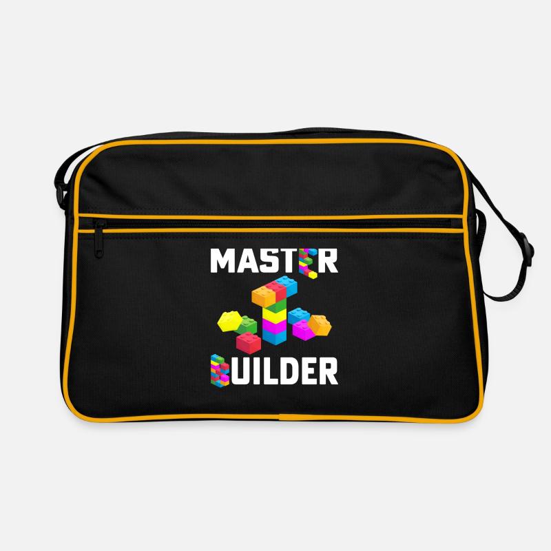 Kids Cool Master Builder Block Building pour papa Sac Retro