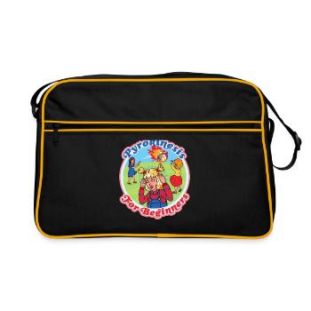 Pyrokinésie pour débutants Classic - Sac Retro - noir/or - Devant