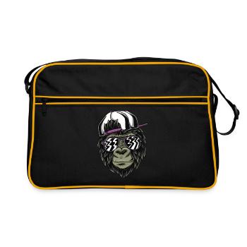 Monkey cool - Sac Retro - noir/or - Devant