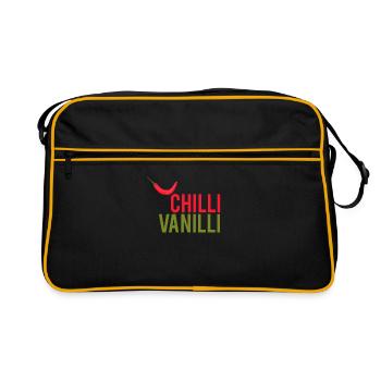 CHILLI VANILLI | PEPPERONI | FUN | TREND | FASHION - Retro Bag - black/gold - Front