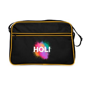 Holi Festival - Retro Bag - black/gold - Front