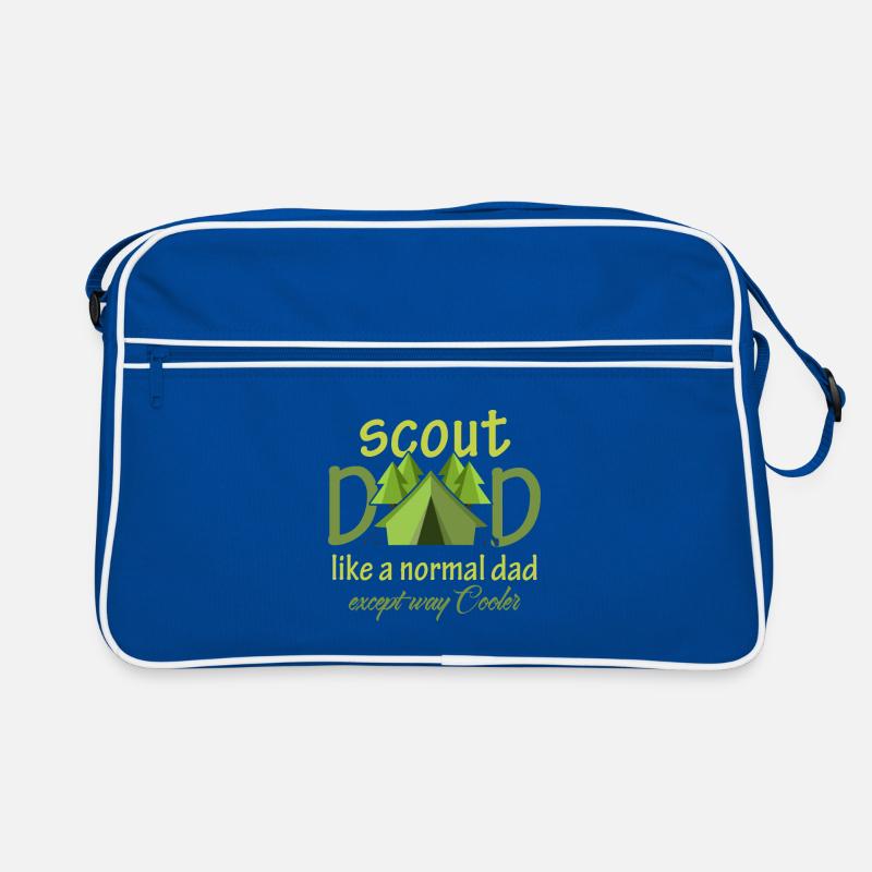Scout Dad Tee Cub Leader Boy Camping Scouting Retro Bag
