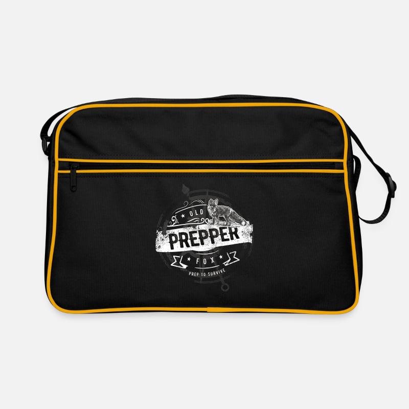 Old Prepper Fox Preparation is All Gift Retro Bag