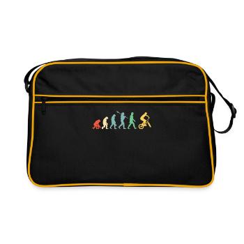BMX Bike Biker Evolution | Retro Vintage - Retro Bag - black/gold - Front