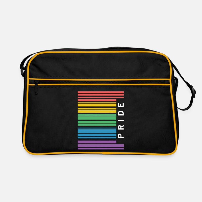 CSD Pride Gay Rainbow Regenbogen Geschenkidee Retro Tasche
