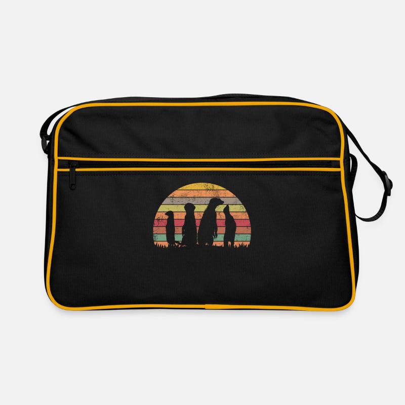 Erdmännchen | Retro Vintage Erdmännchen Geschenk Retro Tasche